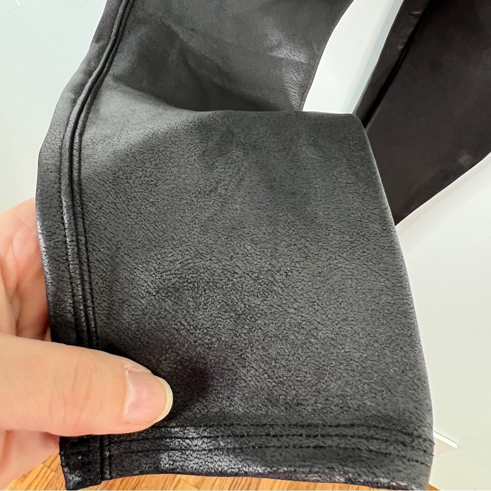 SPANX Faux Leather Leggings Black High-Rise XL - Picture 5 of 9
